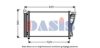 AKS DASIS 562009N Condenser, air conditioning